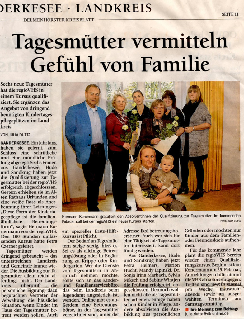Delmenhorster Kreisblatt Seite 11, Ausgabe 05. Dezember 2014